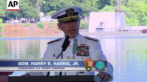 Admiral Rips Kneeling During National Anthem in Pearl Harbor Speech